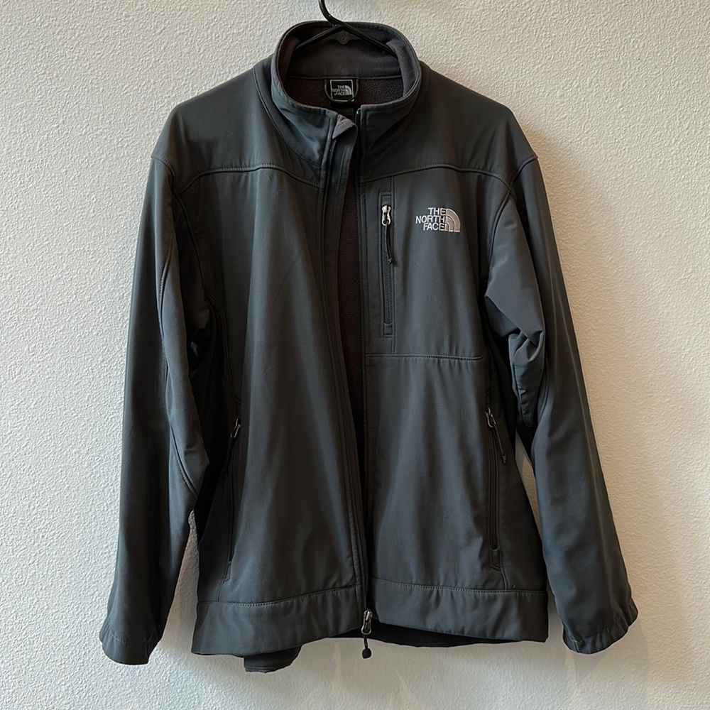 The north face grey apex jacket